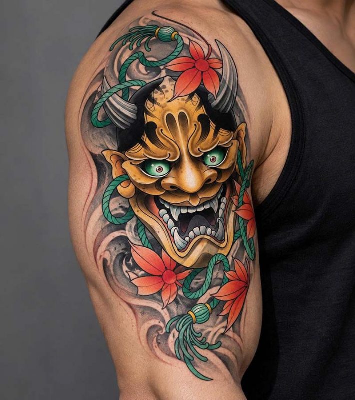 Japanese Hannya Mask Tattoo: Meaning, Symbolism And Design Ideas