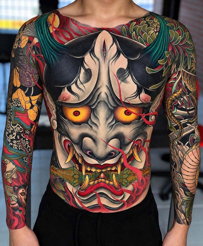 Japanese Hannya Mask Tattoo: Meaning, Symbolism And Design Ideas