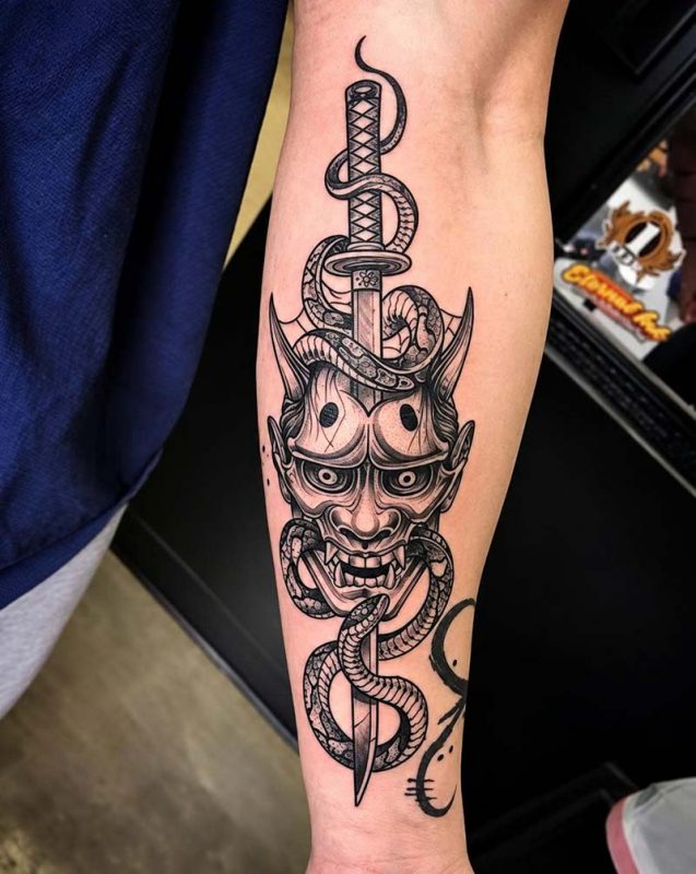 Japanese Hannya Mask Tattoo: Meaning, Symbolism And Design Ideas
