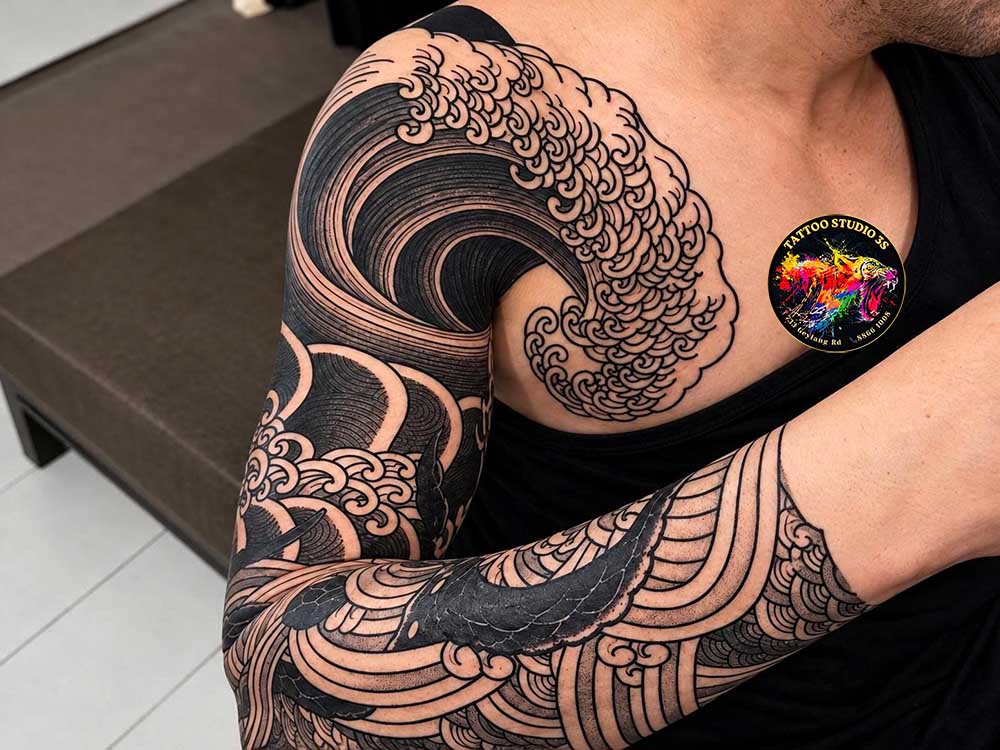 Japanese Wave Tattoo Ideas: From Traditional To Modern Designs