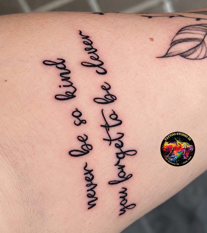 Unique Lettering Tattoo Ideas To Express Your Personality