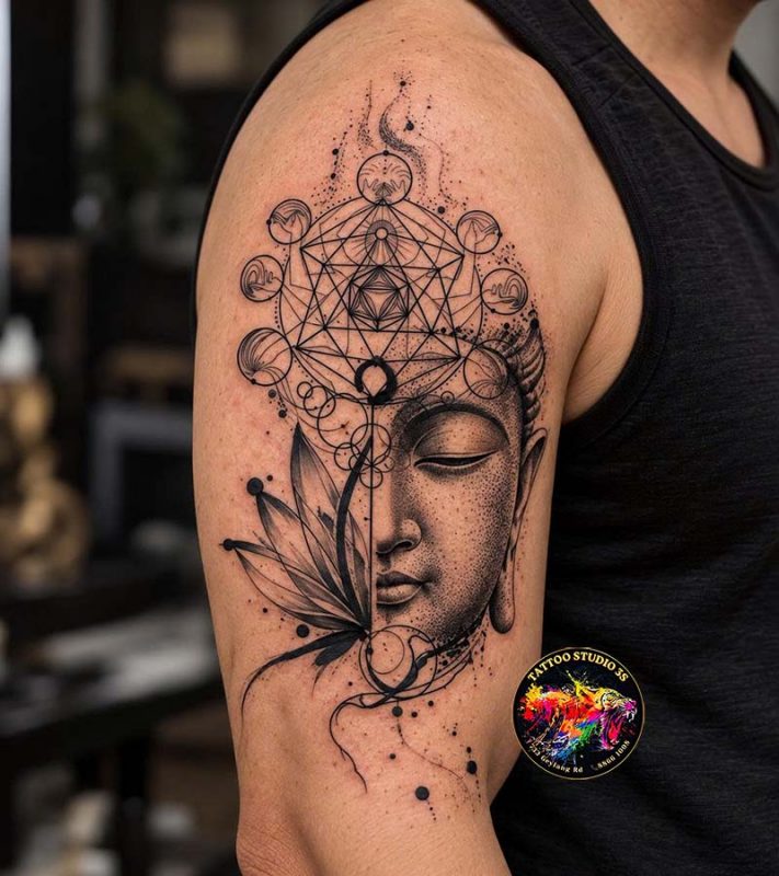 Realism Buddha Tattoo: Meaning, Art And Spiritual Symbolism