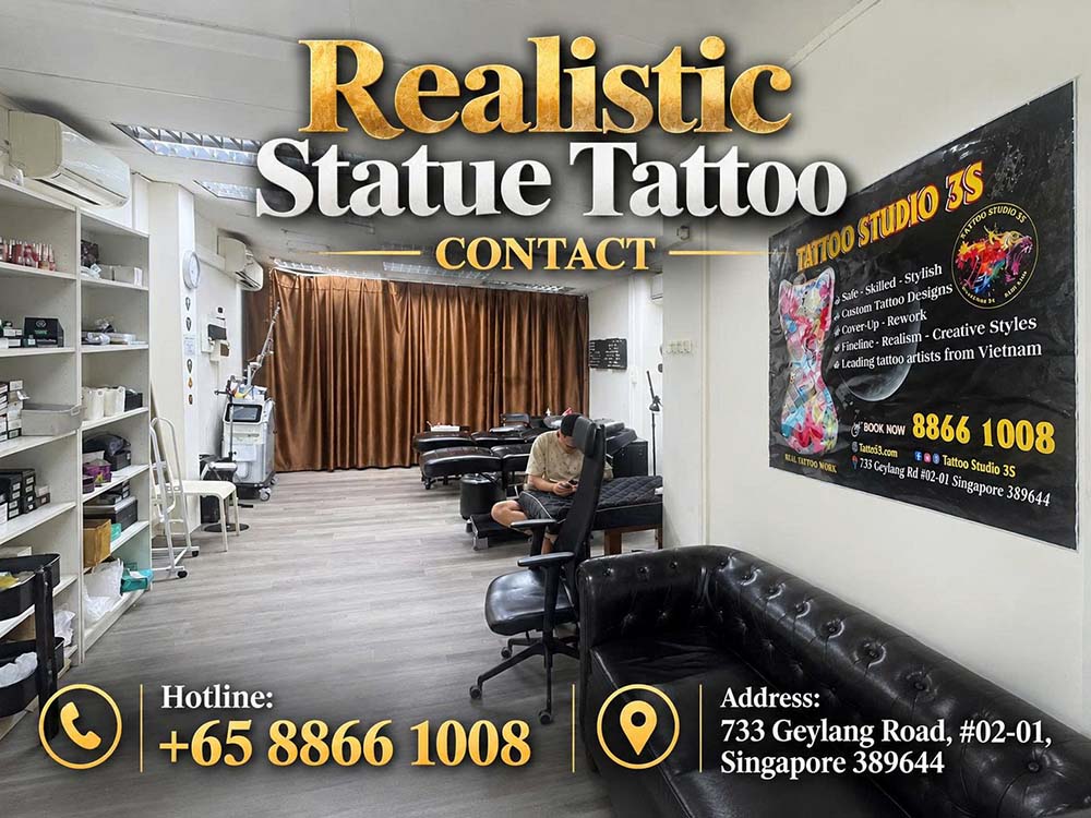 Realistic Statue Tattoo: Turning Iconic Sculptures Into Skin Art