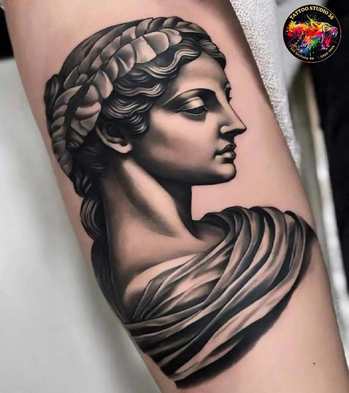 Realistic Statue Tattoo: Turning Iconic Sculptures Into Skin Art