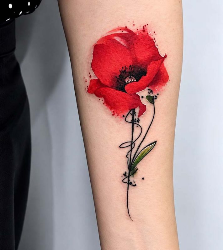 Creative Watercolor Tattoo Ideas