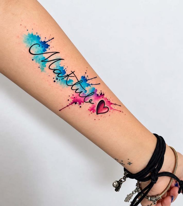 Creative Watercolor Tattoo Ideas