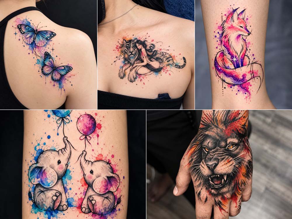 Creative Watercolor Tattoo Ideas