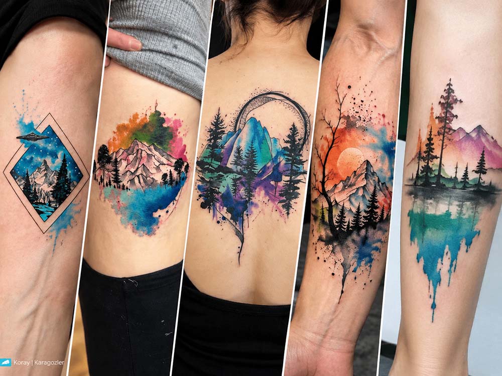 Creative Watercolor Tattoo Ideas