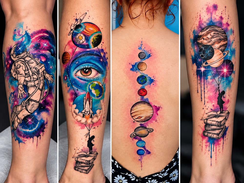 Creative Watercolor Tattoo Ideas