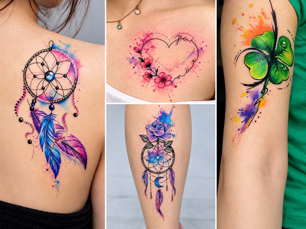 Creative Watercolor Tattoo Ideas