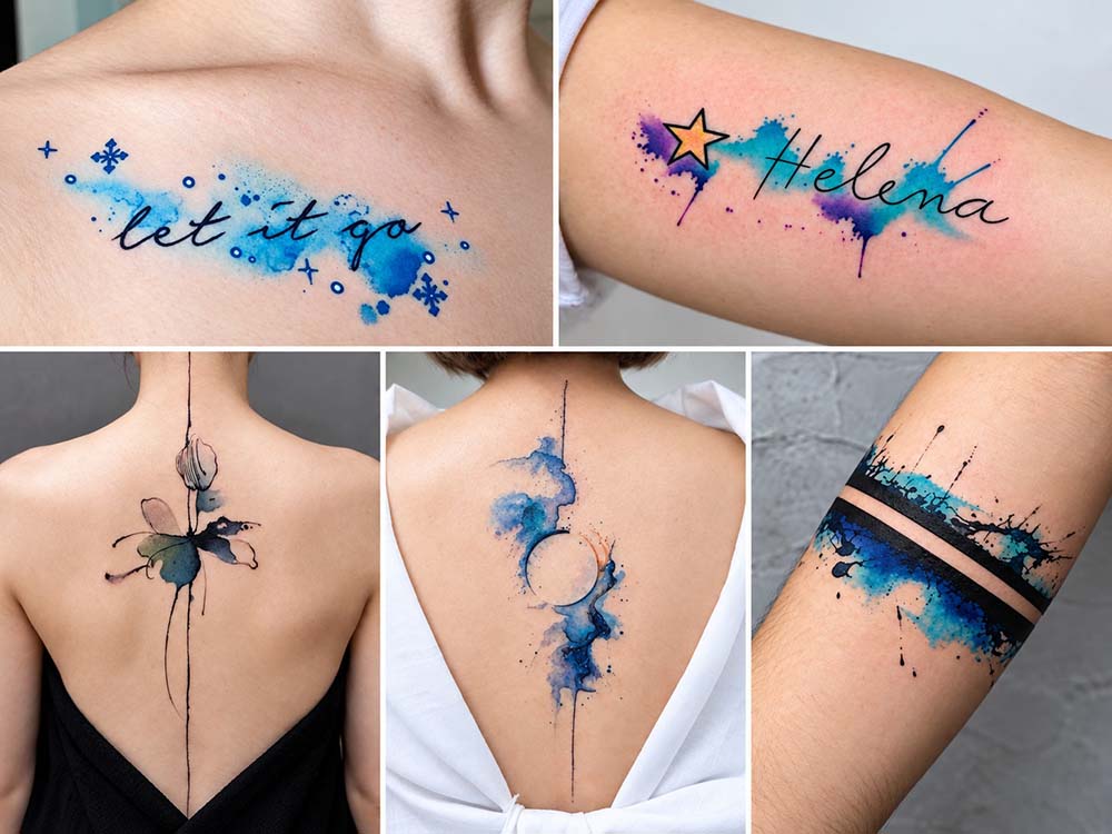 Creative Watercolor Tattoo Ideas